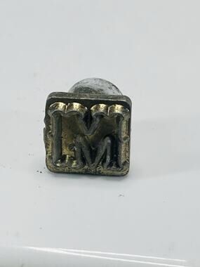 Leather Stamp M Tandy Craftool Alphabet Single Replacement Letter Size 1/2 Inch